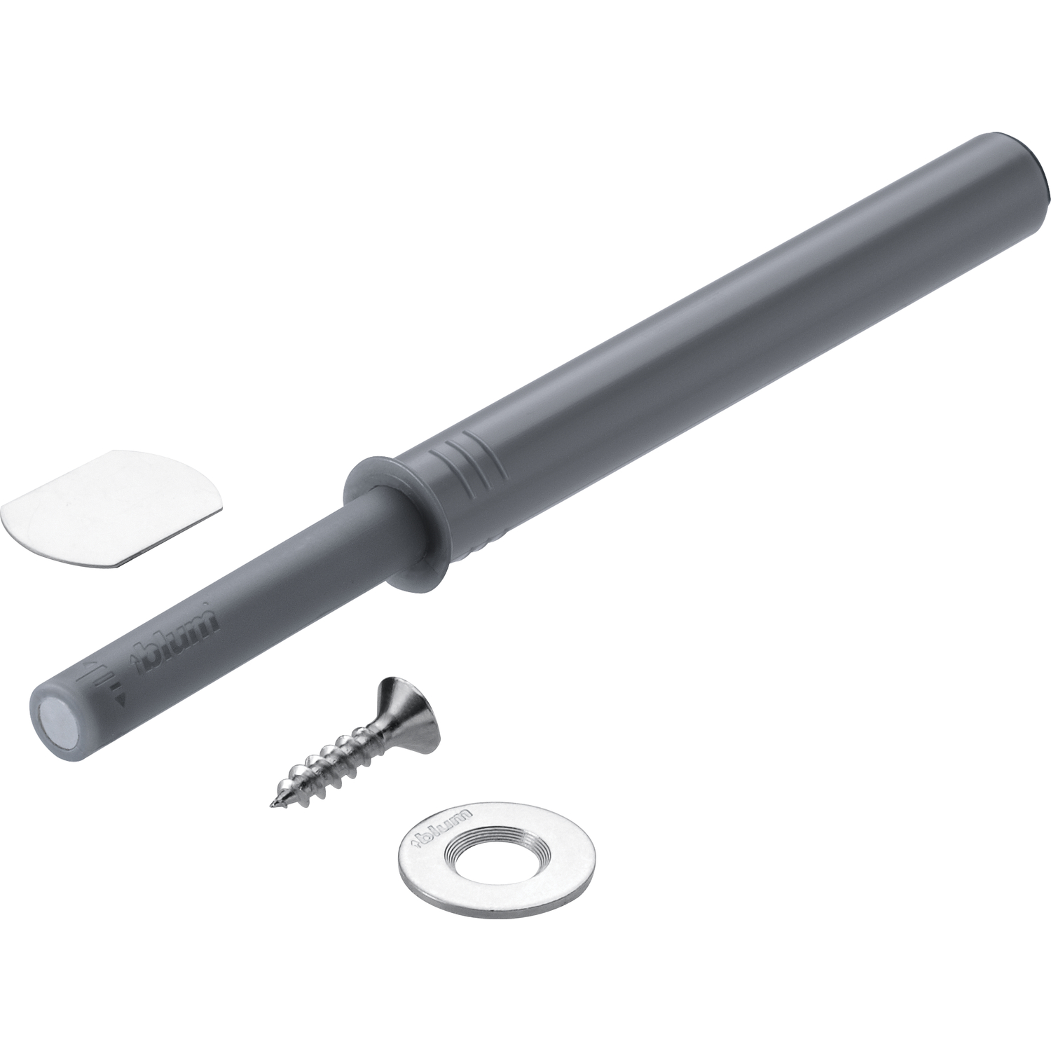 blum TIP-ON für Türen 956A1004 Langversion mit Magnet , platingrau