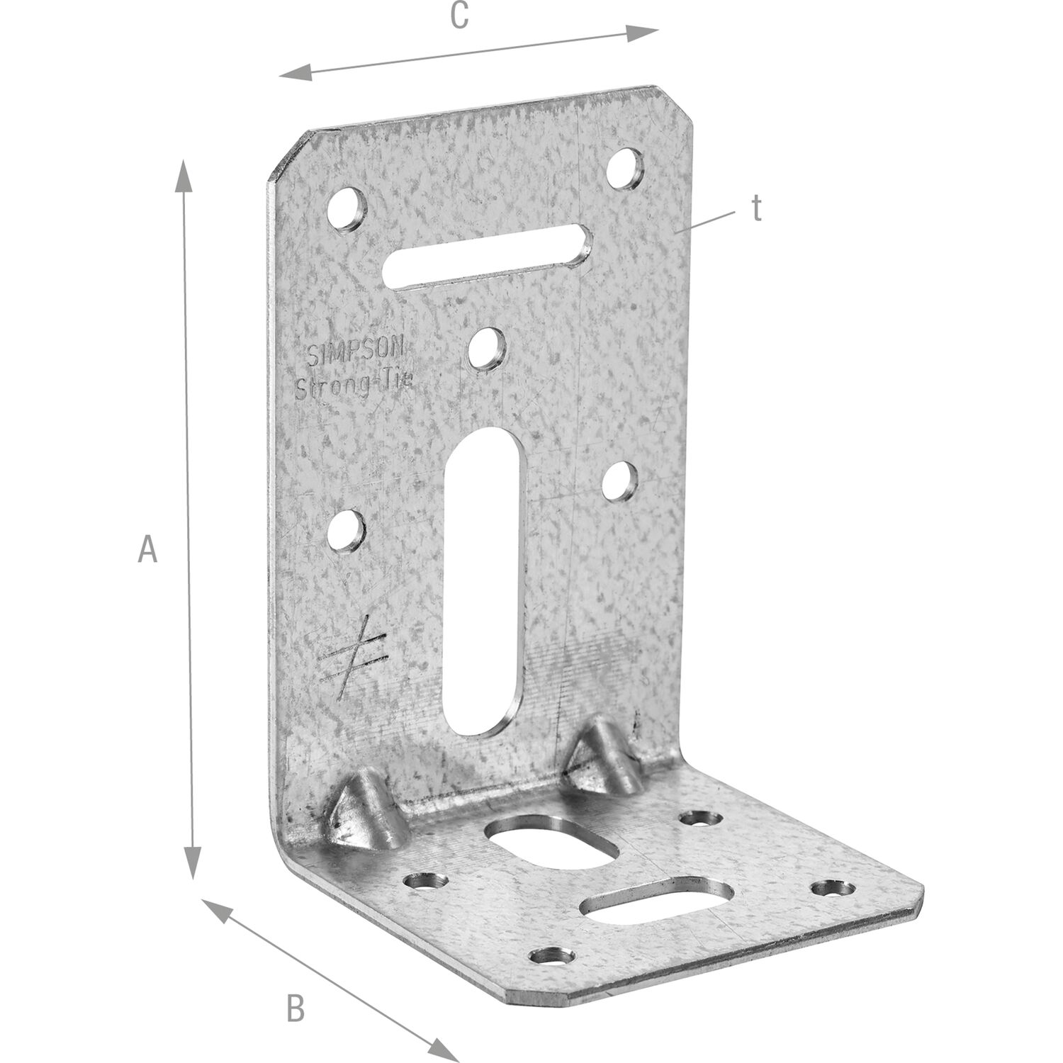 Simpson Winkelverbinder ADR 6090L / 90x60x60mm feuerverzinkt