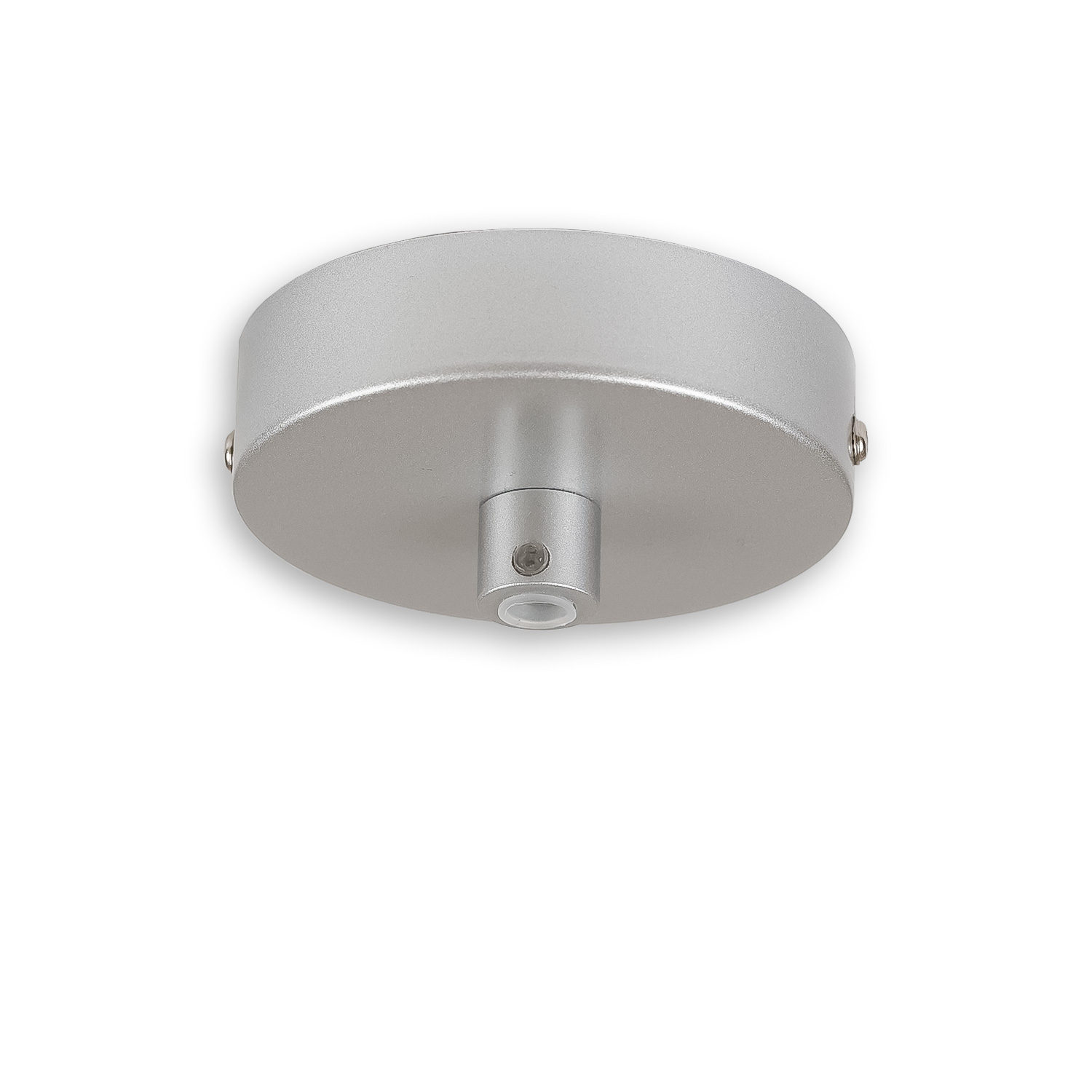 ISOLED Deckenbaldachin rund grau für Kabel mit bis zu max. 9,8mm Manteldurchm.