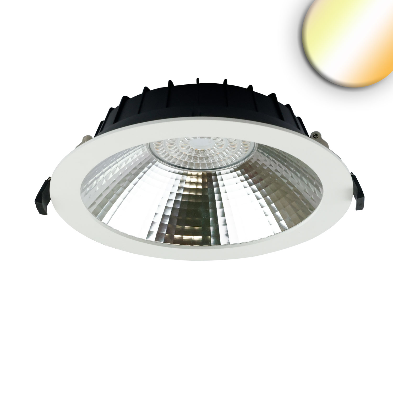 ISOLED LED Downlight Reflektor 9W 60° 150lm/W UGR
