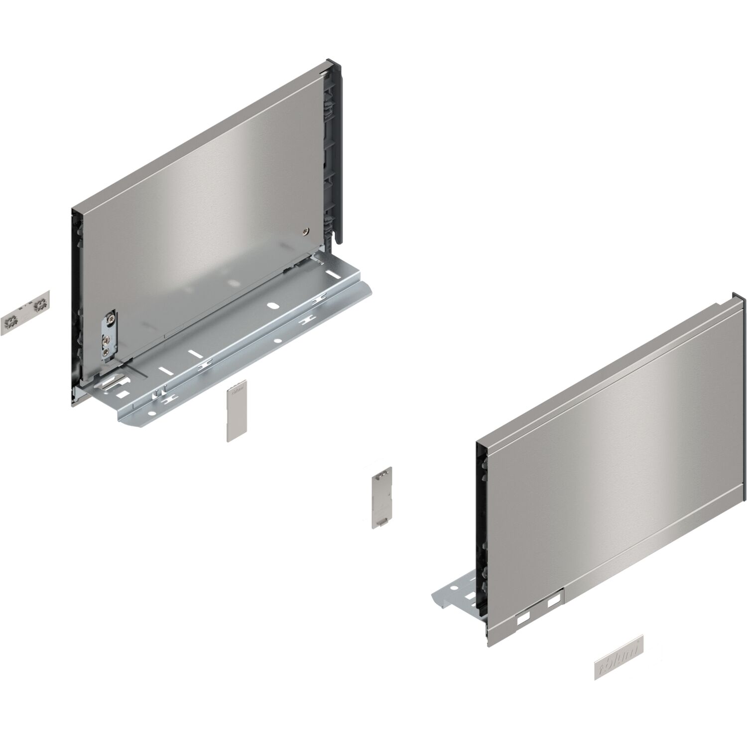 blum LEGRABOX pure Zarge Höhe C, NL 270, INOX (Anti-Fingerprint)