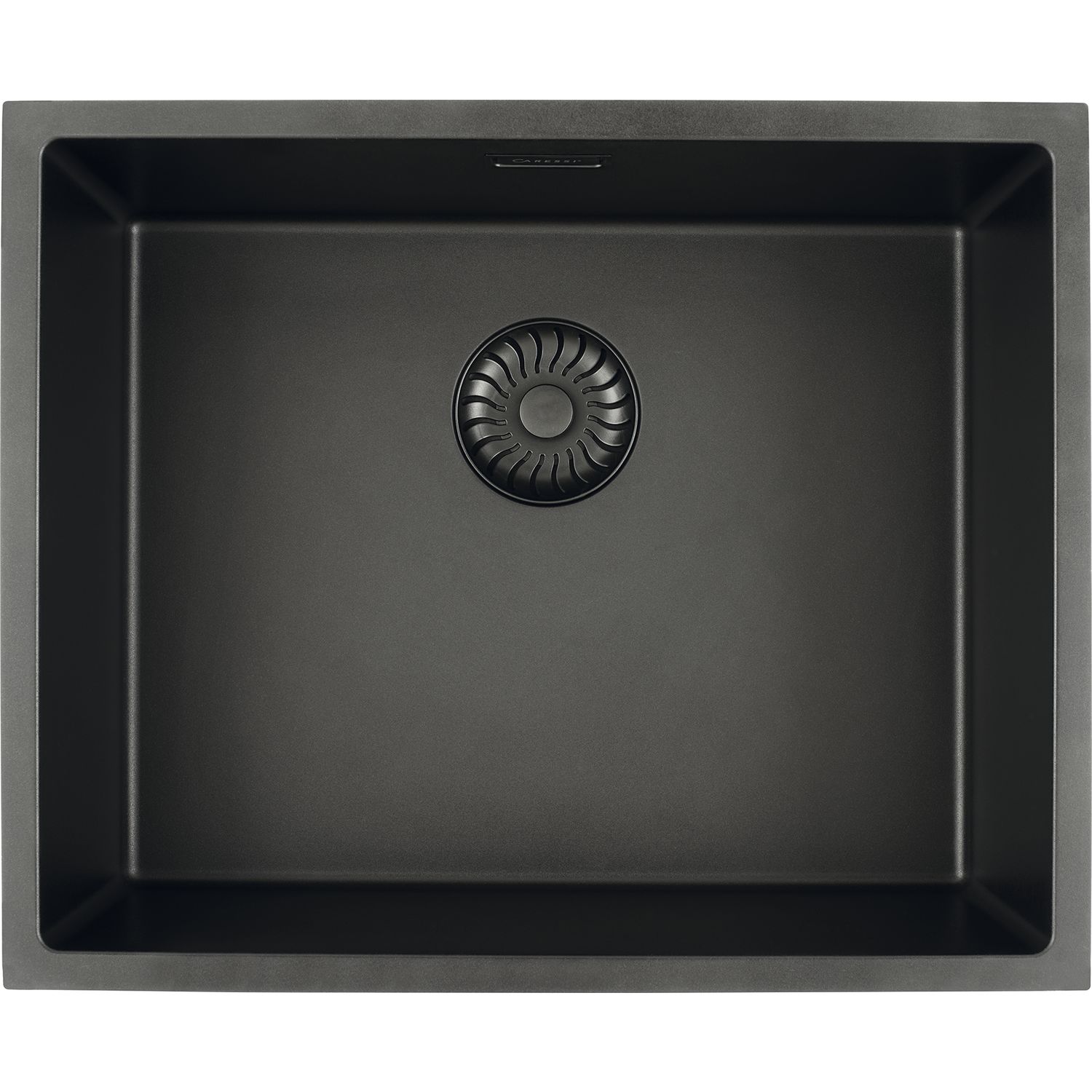 solido 2D-Spüle CAGRPP50BK-TU Black Line, Schwarz