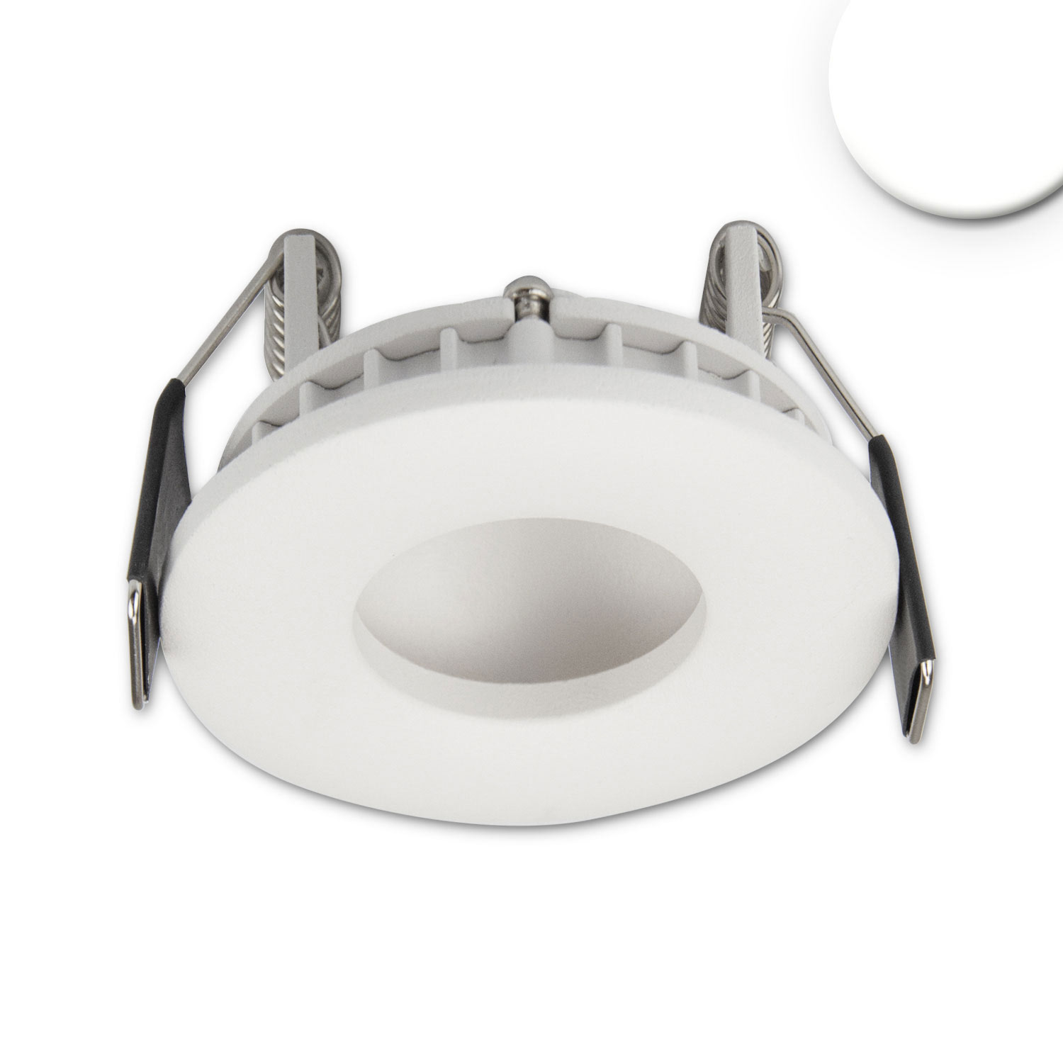 ISOLED LED Einbauleuchte LUNA MiniAMP 4W indirektes Licht 24V DC weiß 4000K dimmbar