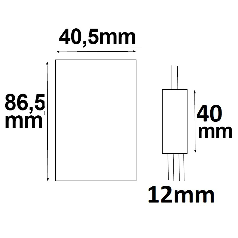 ISOLED LED Strip Mini RGB Funk-Fernbedienung 3 Kanal 12-24V DC 3x2A