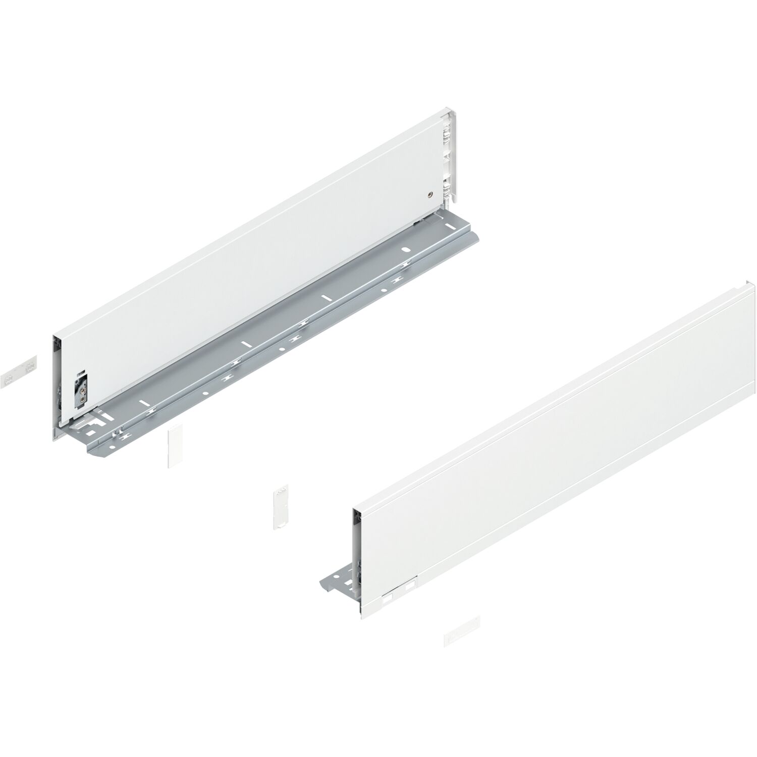 blum LEGRABOX pure Zarge Höhe K, NL 550, Seidenweiß-matt