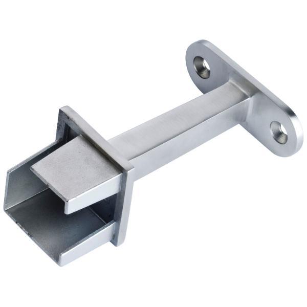 croso Handlaufträger für Vierkantrohr 40 x 40 x 2,0 mm, Edelstahl V2A
