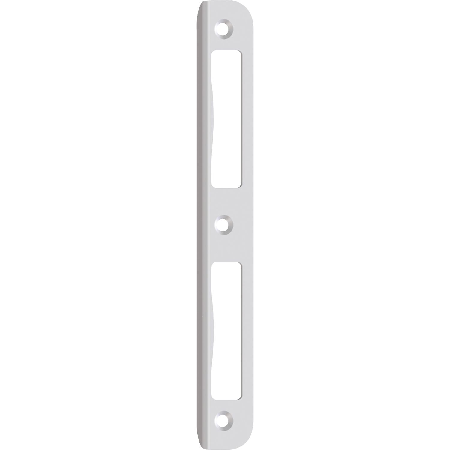 SAG Winkelschließblech R 10 rund Blindlappen 8 mm 1 WB 2492, Stahl vernickelt matt