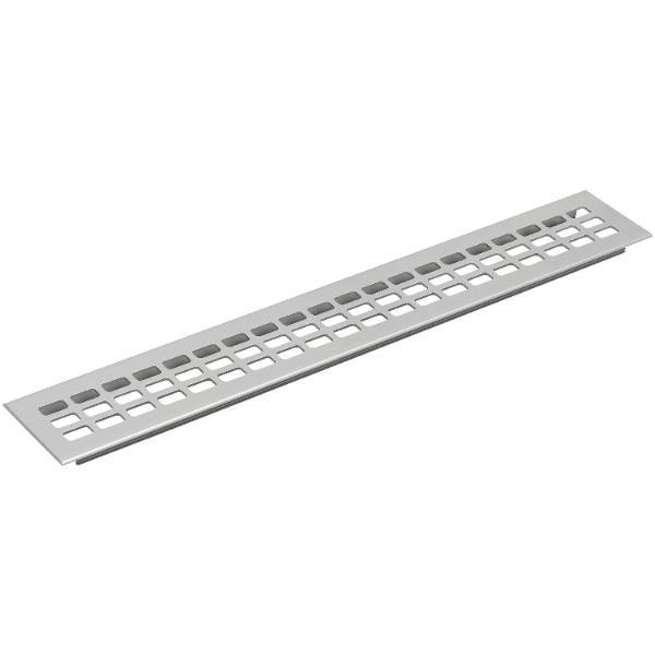 Lüftungsgitter 600 x 60 mm Aluminium natur eloxiert