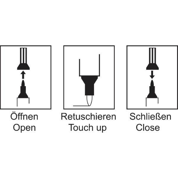 BAO Retuschierstift Kirschbaum hell (12 Stück)
