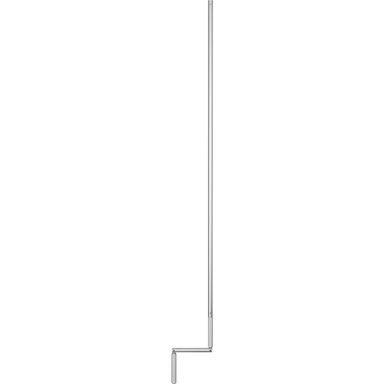 GEZE OL90N/OL95 Kurbelstange fix, DM 15 mm, L=1400 mm, Alu weiß RAL 9016