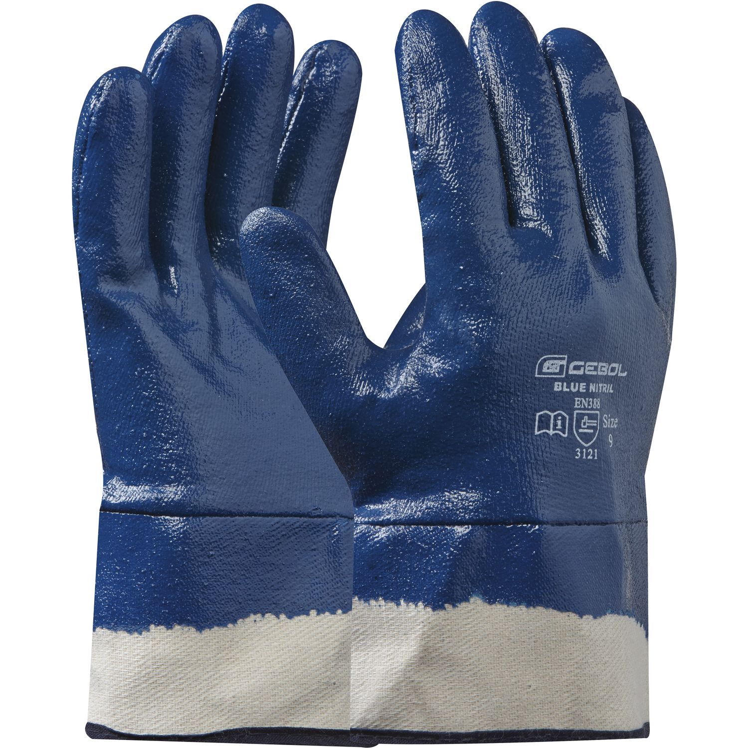 Gebol Schutzhandschuh Blue Nitril Größe 10