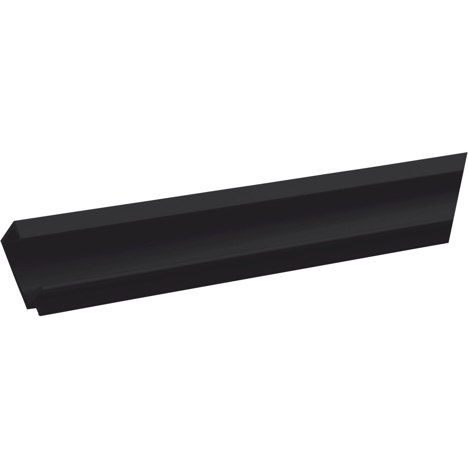 Griffleiste Aithra Länge 2500 mm, ablängbar, Aluminium schwarz eloxiert