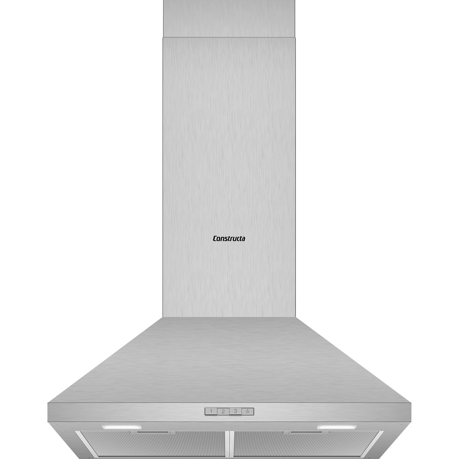 CONSTRUCTA Wand-Dunstabzugshaube CD616650 Edelstahl 600 mm