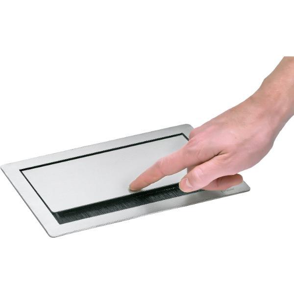 EVOline Flip Top Push S 3xSchuko schwarz