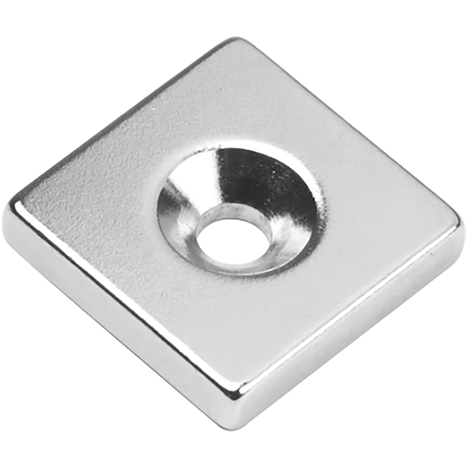 Supermagnete Quadermagnet 20x20x4mm, Haftkraft 7,5 kg