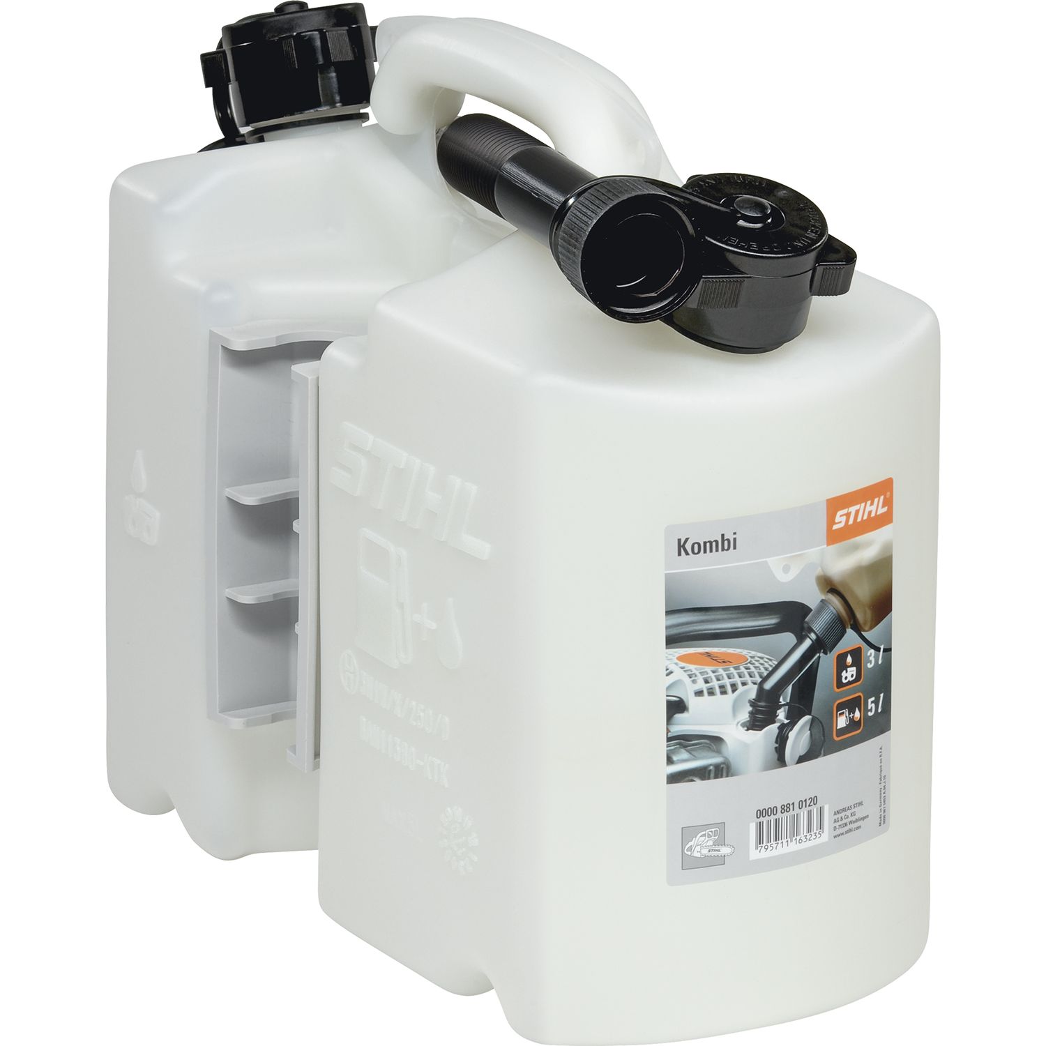 STIHL Kombi-Kanister transparent für 5L Kraftstoff und 3L Öl