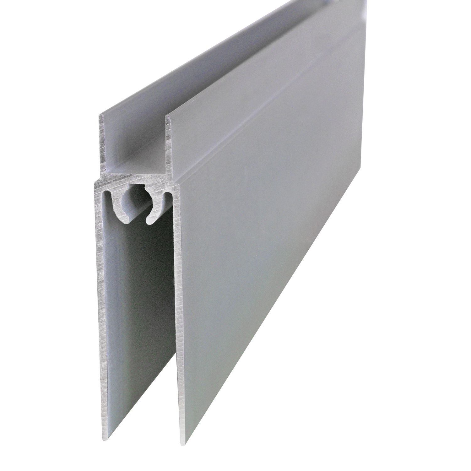Csamay RIMA Querprofil unten, Länge 5000 mm auf Maß, Aluminium eloxiert (250 mm)