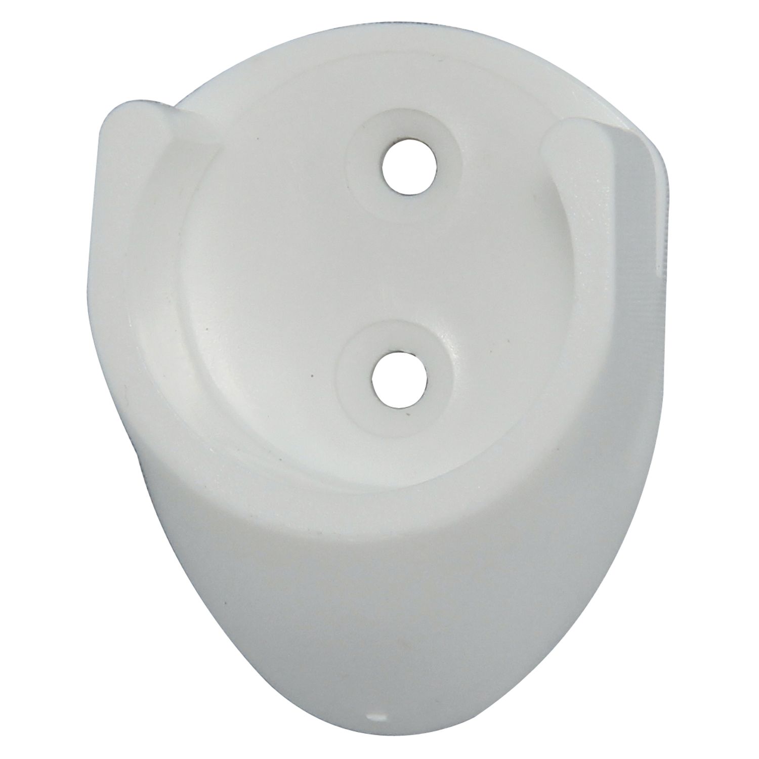 secOtec Schrankrohrlager rund 25mm Kunststoff weiß (2Stk)