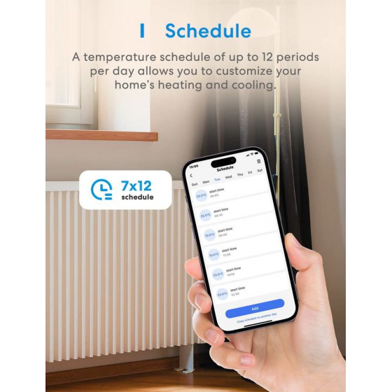Meross Temperatursteuerung mit Steckdose HomeKit