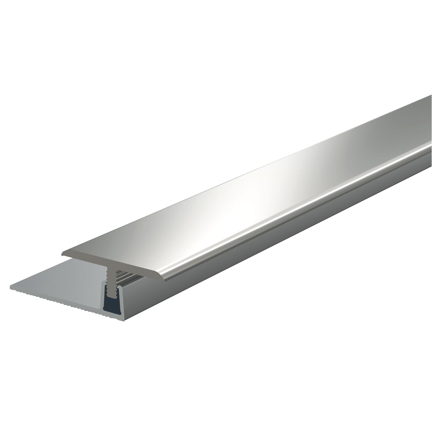 Kügele T-FLEX Übergangsprofil edelstahloptik 7 - 13 mm, 2700 mm