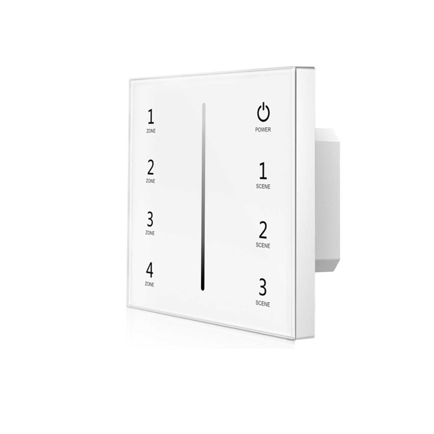 ISOLED Sys-Pro 4 Zonen Einbau-Touch-Funk-Bedienung 4x0-10V Output weiß 85-265V