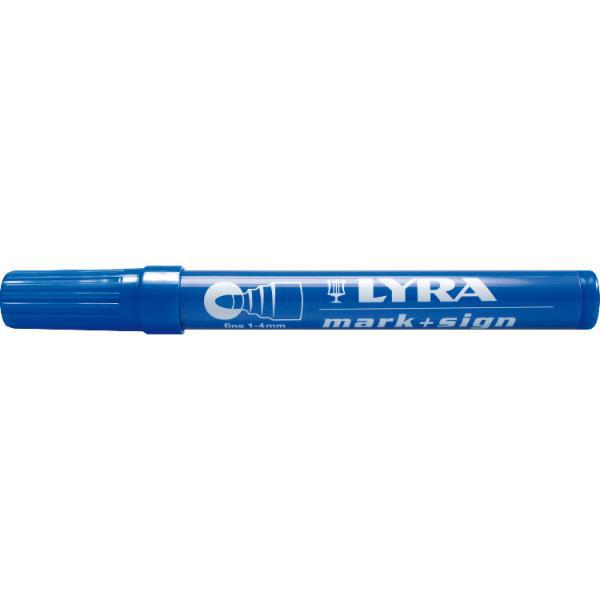 Lyra Permanent-Marker 111 Strichbreite 2-6 mm blau schräge Spitze