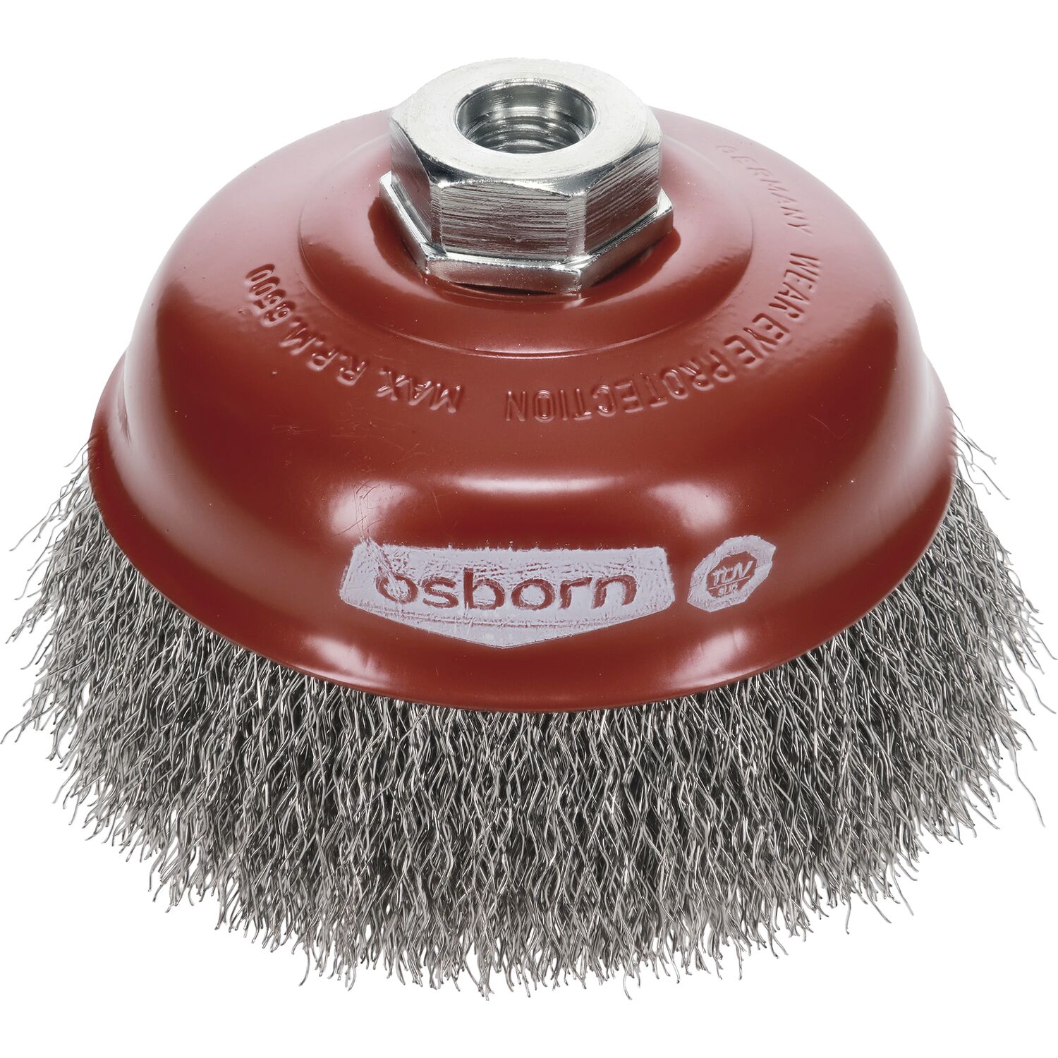 OSBORN Flächenreinigungs Topfbürste 125 x 30 mm Stahldraht M14