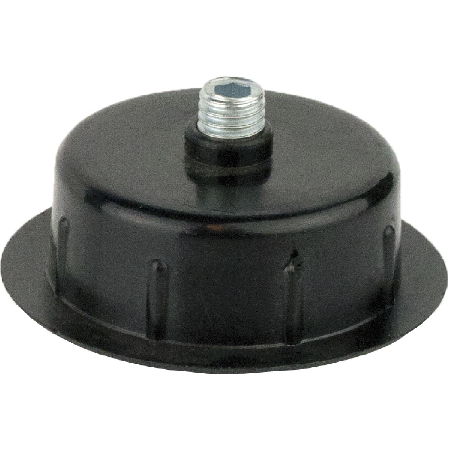 Siso Höhenversteller zum Einbohren, Ø40mm,ISK 4mm, Tragkr.150KG, Stahl/KS schwarz