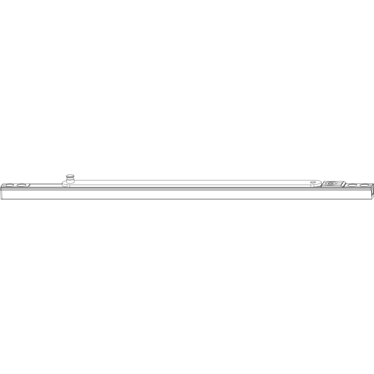 Maco #214328 MACO Öffnungsbegrenzung m. Bremse, Armlänge 274mm, FFB 480-1800, silber (214328)