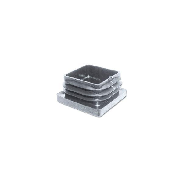 Lamellenstopfen 60 x 40 mm Wandstärke 1 - 3 mm grau (100Stk)