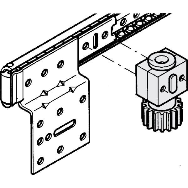 Accuride 1316 Synchronsteuerung, Schienenlänge 600 mm