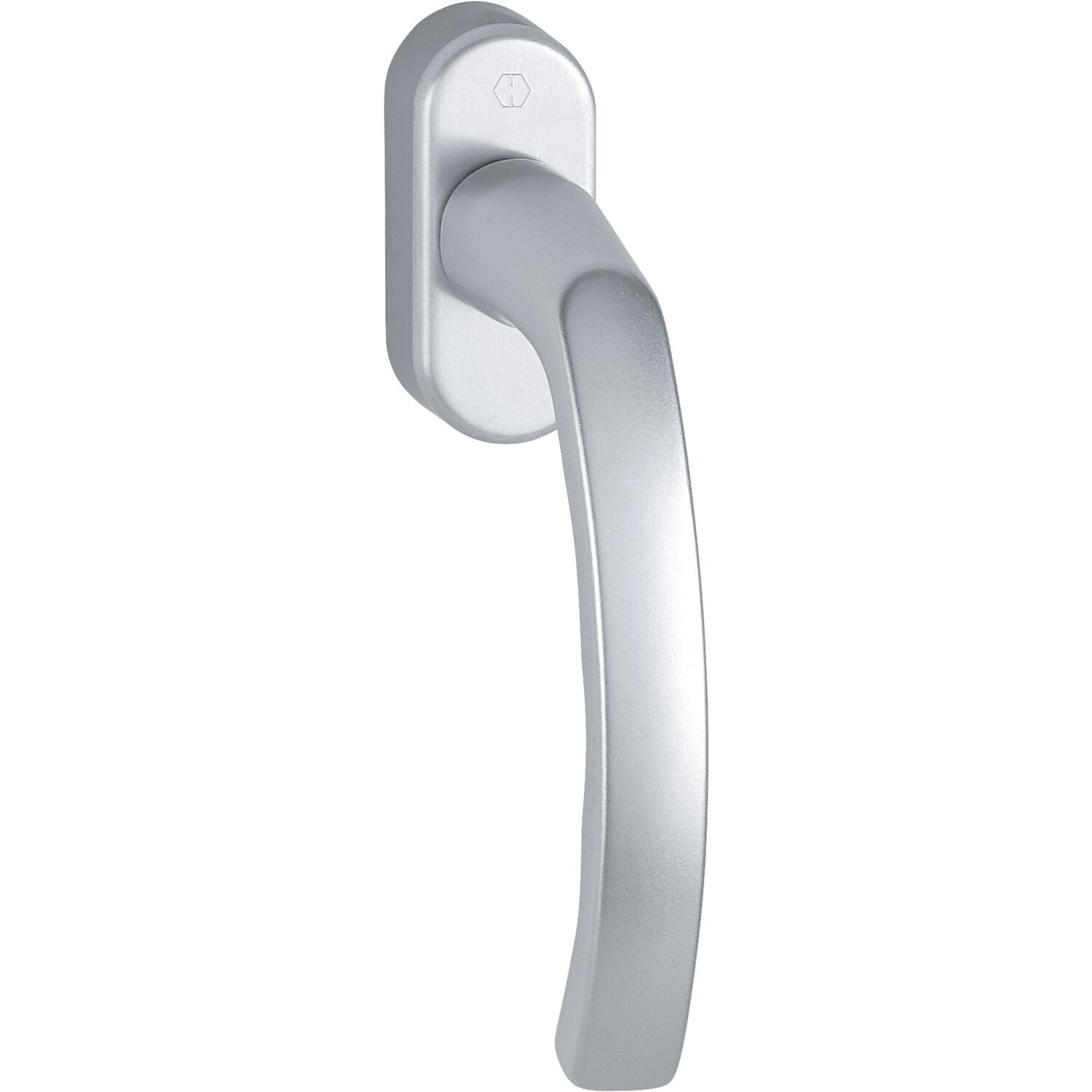 Hoppe Fenstergriff LIÈGE Vierkant 7x40mm Alu silber eloxiert
