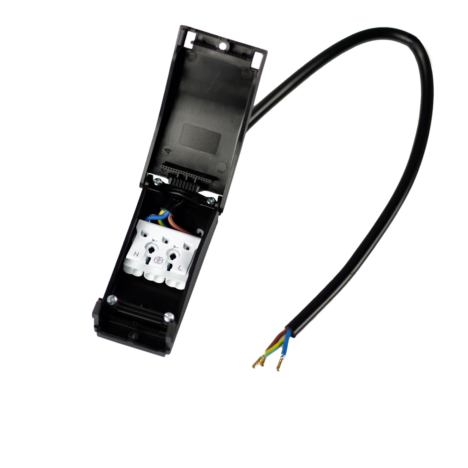 ISOLED Anschlussbox 2x3-polig 0,5-2,5mm² max. 450V/16A zur Durchverkabelung mit 30cm Anschlussleitun