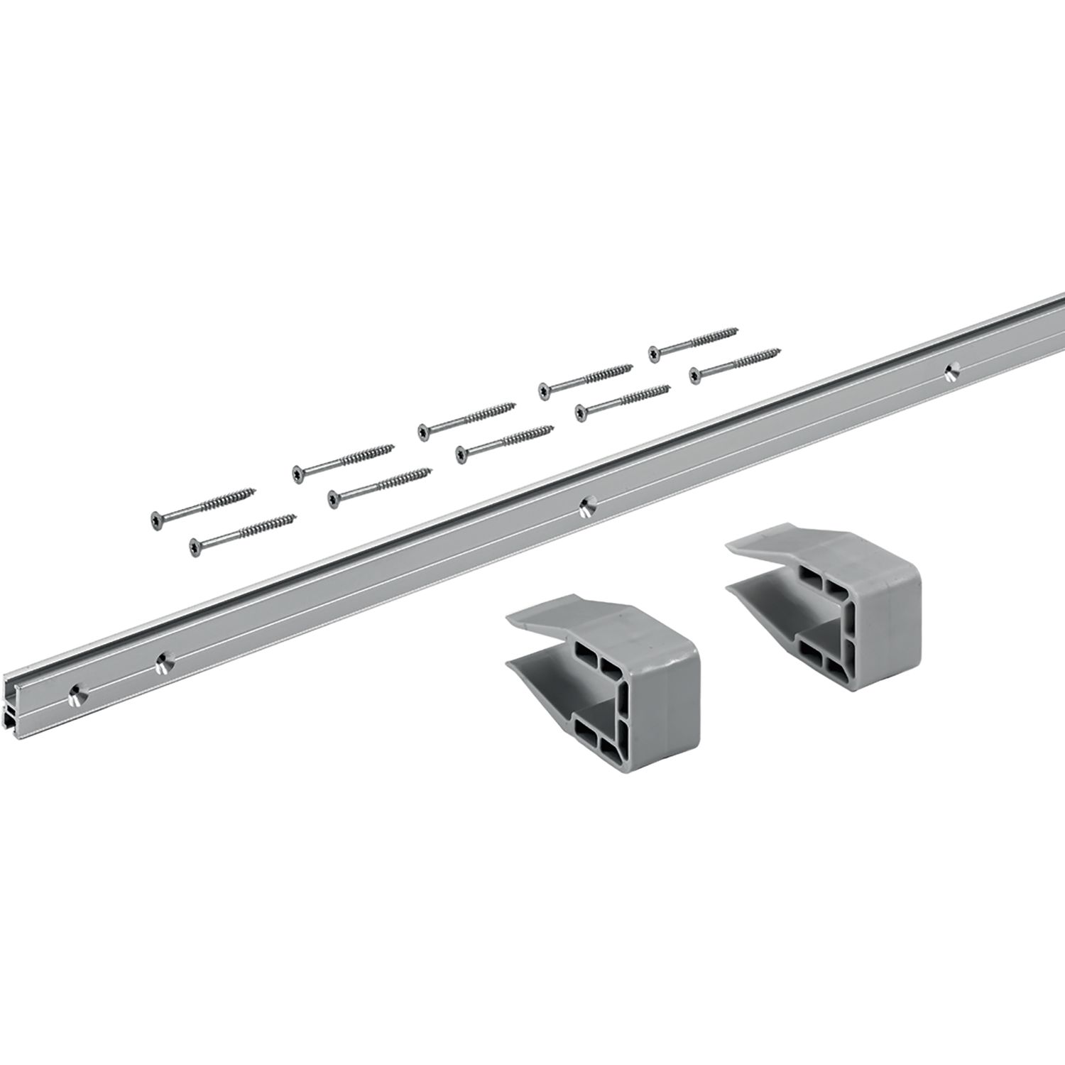 Hettich SlideLine M Profil vorlaufend 1 Laufschiene Höhe 18 mm, Länge 2500 mm