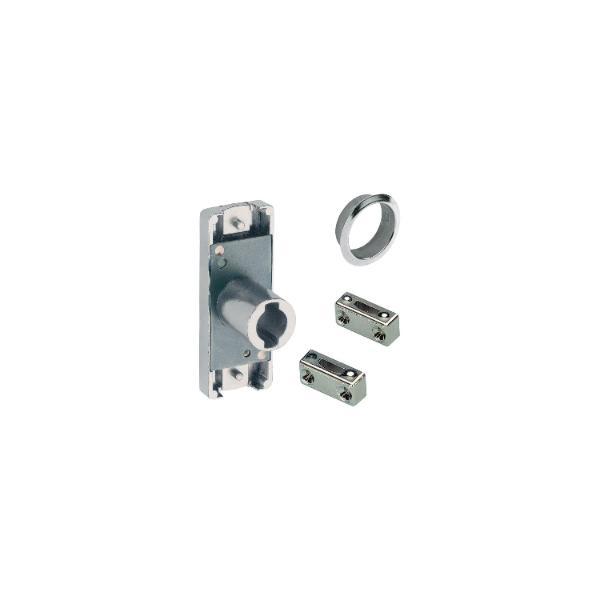 Hettich Prestige 2000 Zylinder-Schubstangenschloss Z23 links ø18 Stahl vernickelt