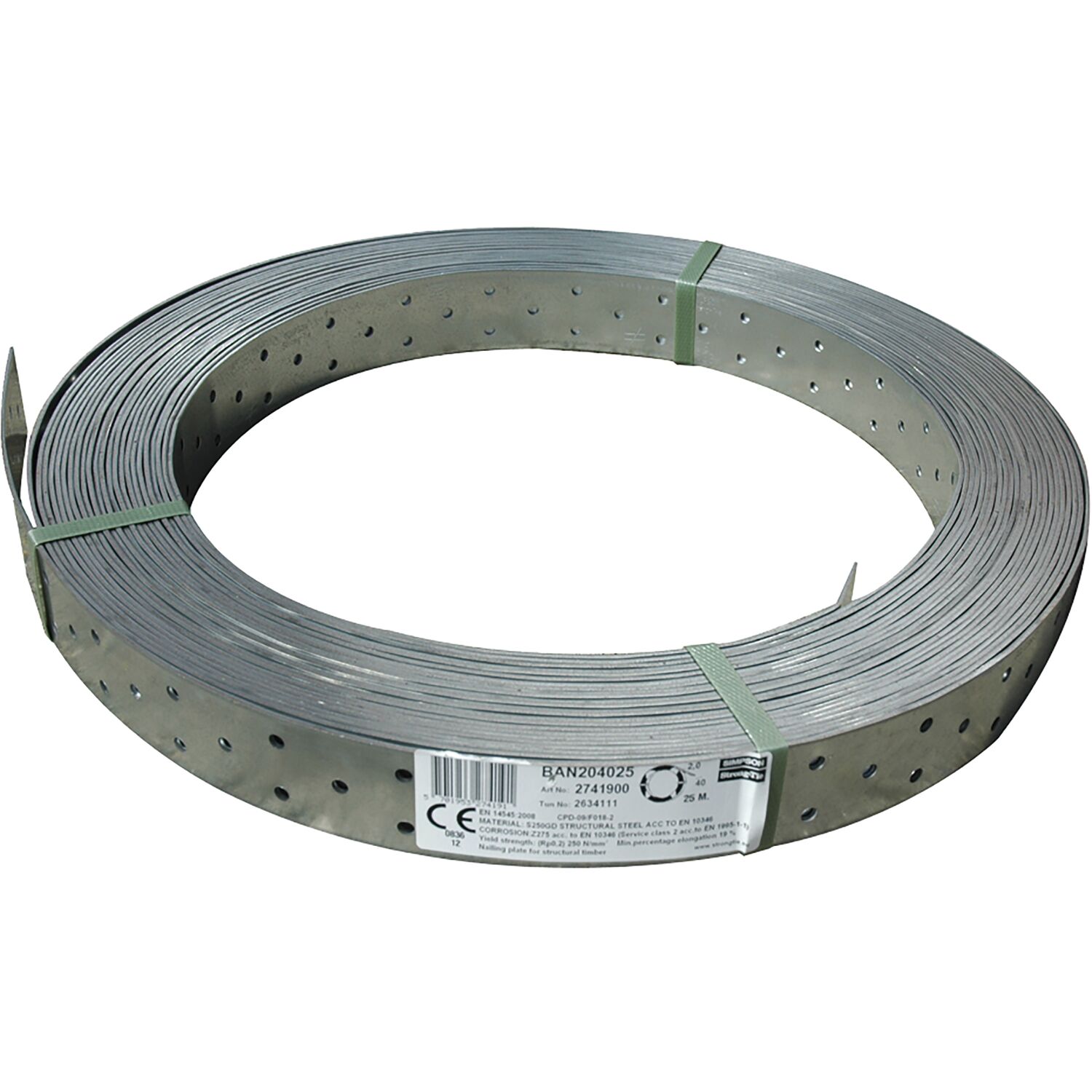 Simpson Windrispenband 25x2.0/25 Meter feuerverzinkt ( BAN202525 )