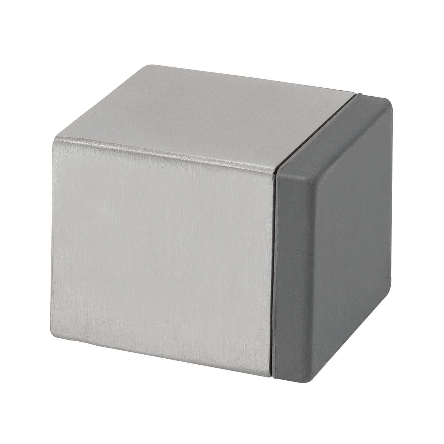 MARCHESI Wandtürpuffer - 25 x 25, Länge 30 mm, Edelstahl matt