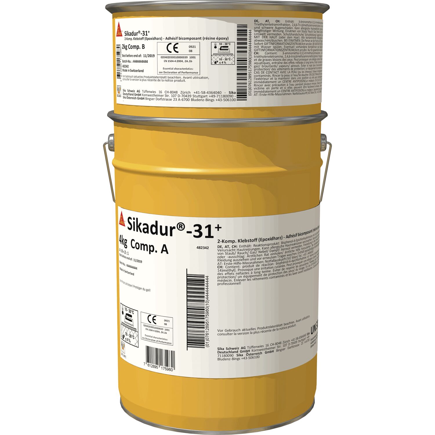 Sika Epoxidharzkleber Sikadur 31+ 6kg (AB)