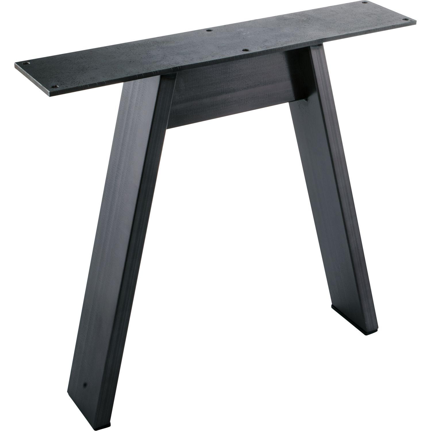 Simausrom Bankkufe A-Form Breite 380 mm Schwarzstahl schutzlackiert