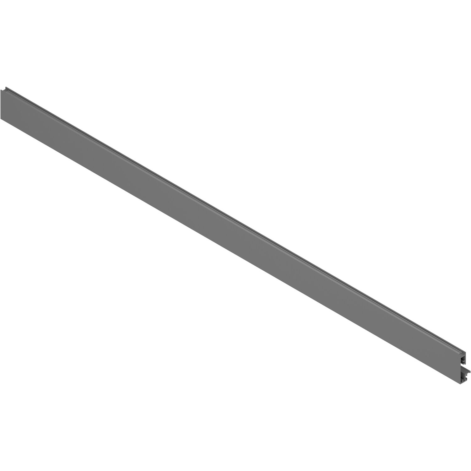 blum MERIVOBOX Vorderstück mit Nut, Länge 1042 mm, Aluminium Oriongrau-matt