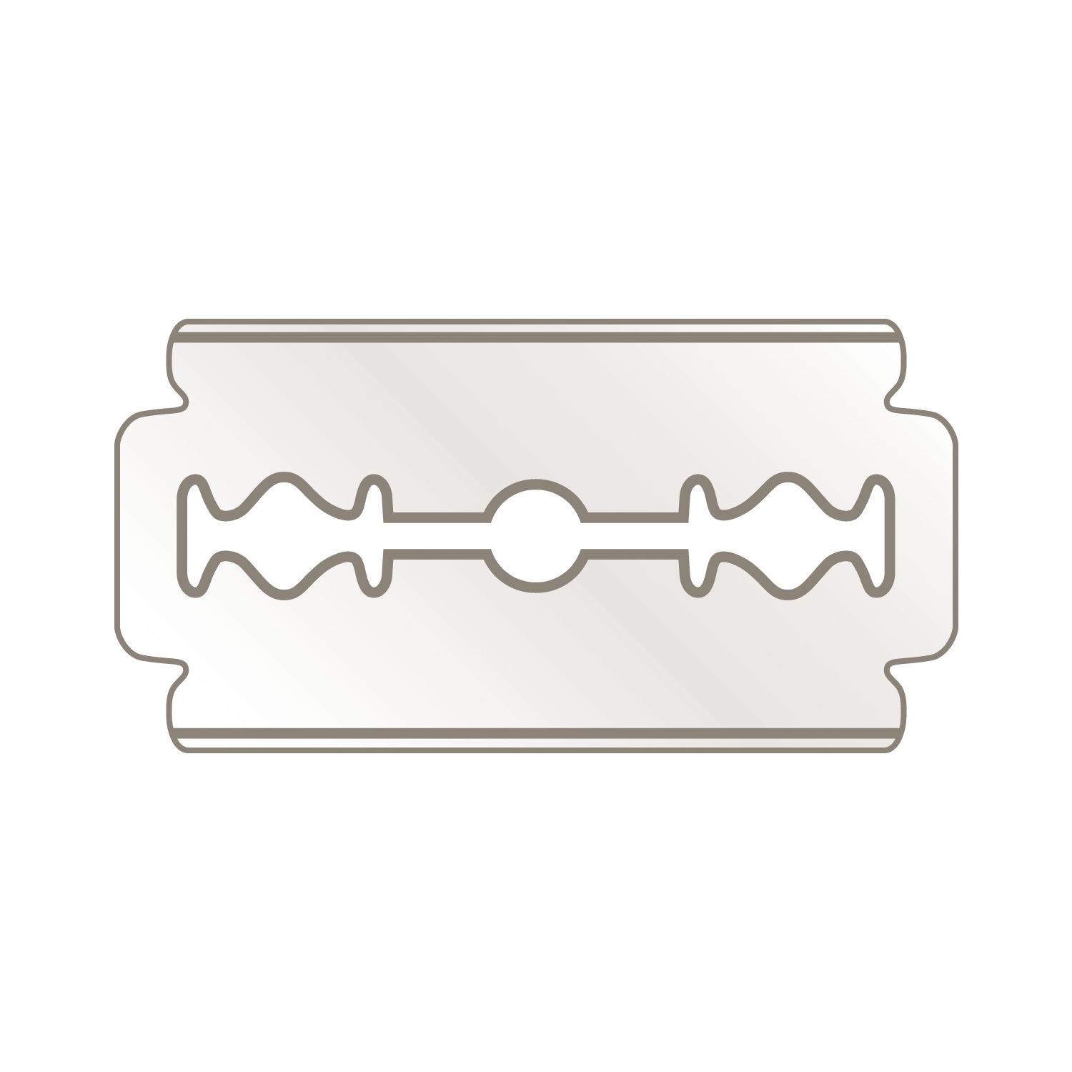 Martor Industrieklinge mit Gillette-Lochung Länge 43 mm