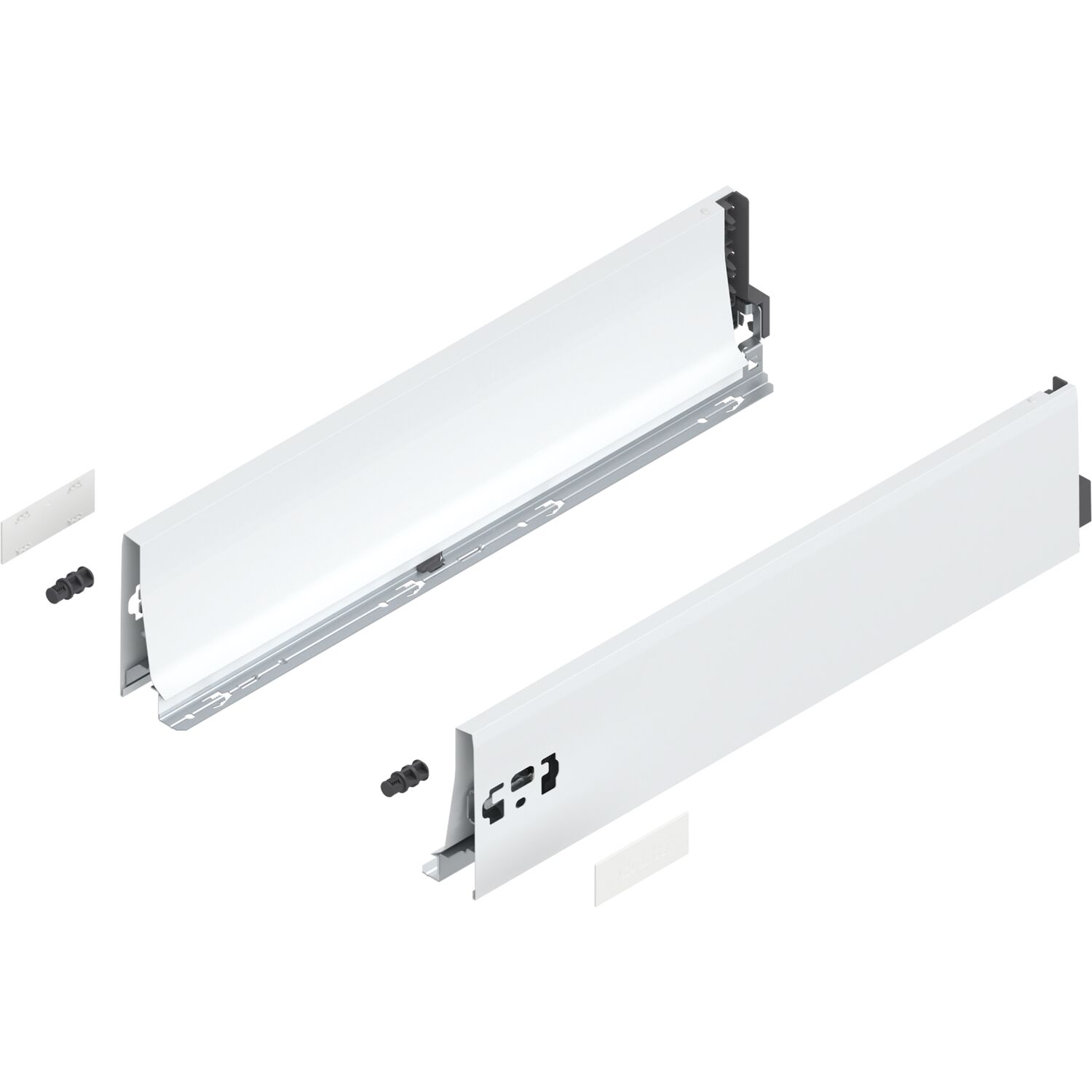 blum TANDEMBOX antaro Zarge Höhe K Nennlänge 500mm Stahl Seidenweiß