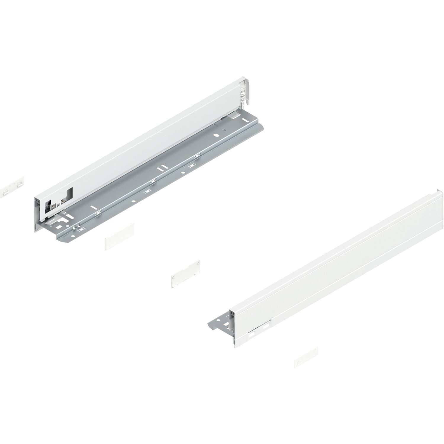 blum LEGRABOX pure Zarge Höhe N, NL 450, Seidenweiß-matt