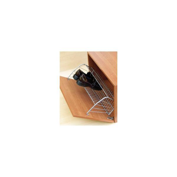 Vauth-Sagel VS Schuhablage Kippfront 557 mm Stahldraht kunststoffbeschichtet silber