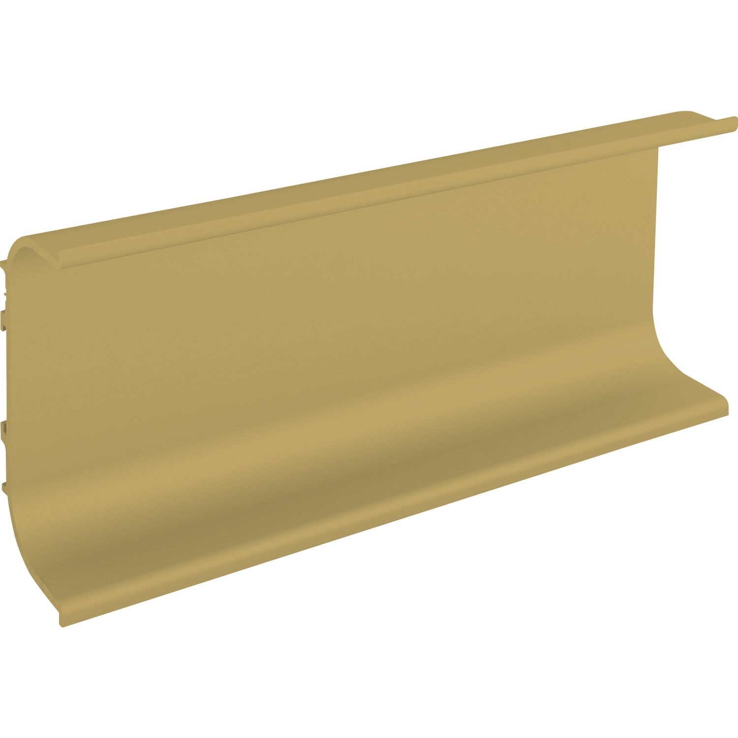 Griffmulde Aktor C-Profil horizontal, Länge 5000 mm, Aluminium gold matt