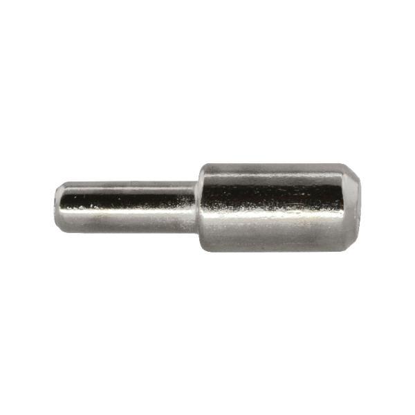 Steckbodenträger Mini, Bohr ø 3 mm, Stahl vernickelt, VPE 1000 ST (1000Stk)