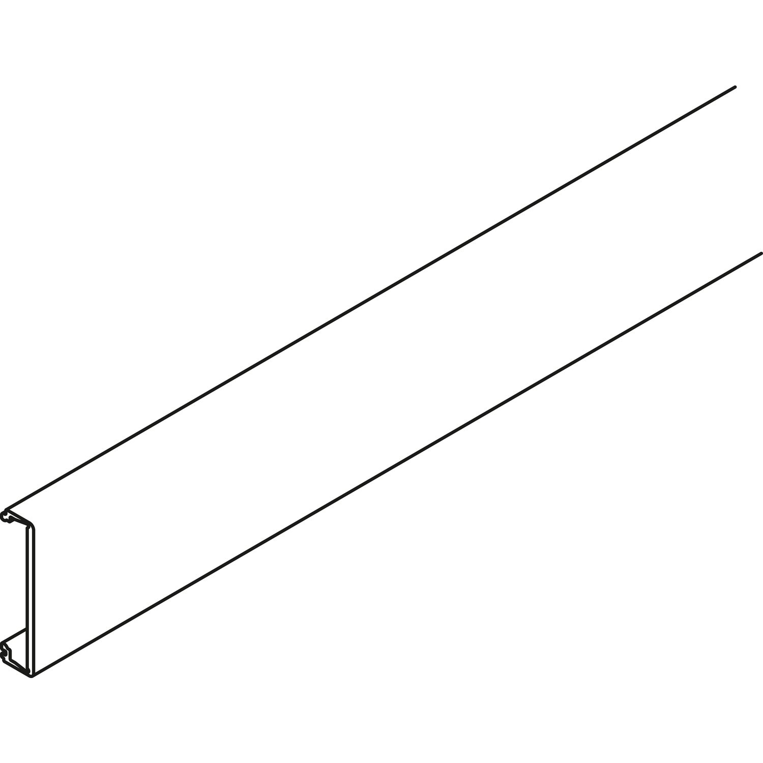 Hawa HAWA Porta 100/HMD Acoustics Clipblende Wandmontage L=2500 mm silber