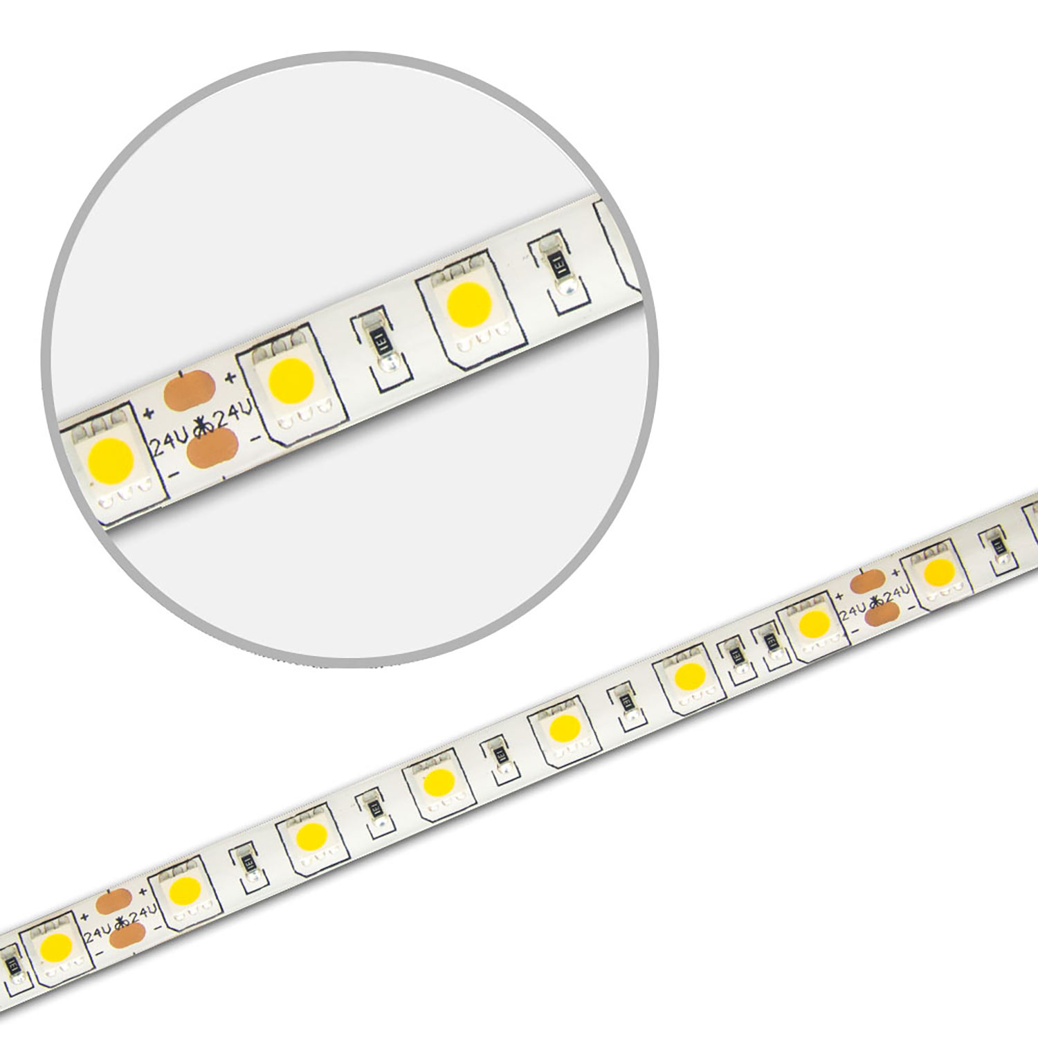 ISOLED LED SIL830 Flexband 24V DC 14,4W IP66 3000K 5m Rolle 60 LED/m