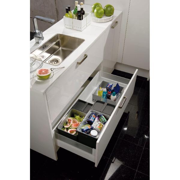 ninka eins2vier Bodenplatte TANDEMBOX Korpusbreite 400mm S19 Dunkelgrau