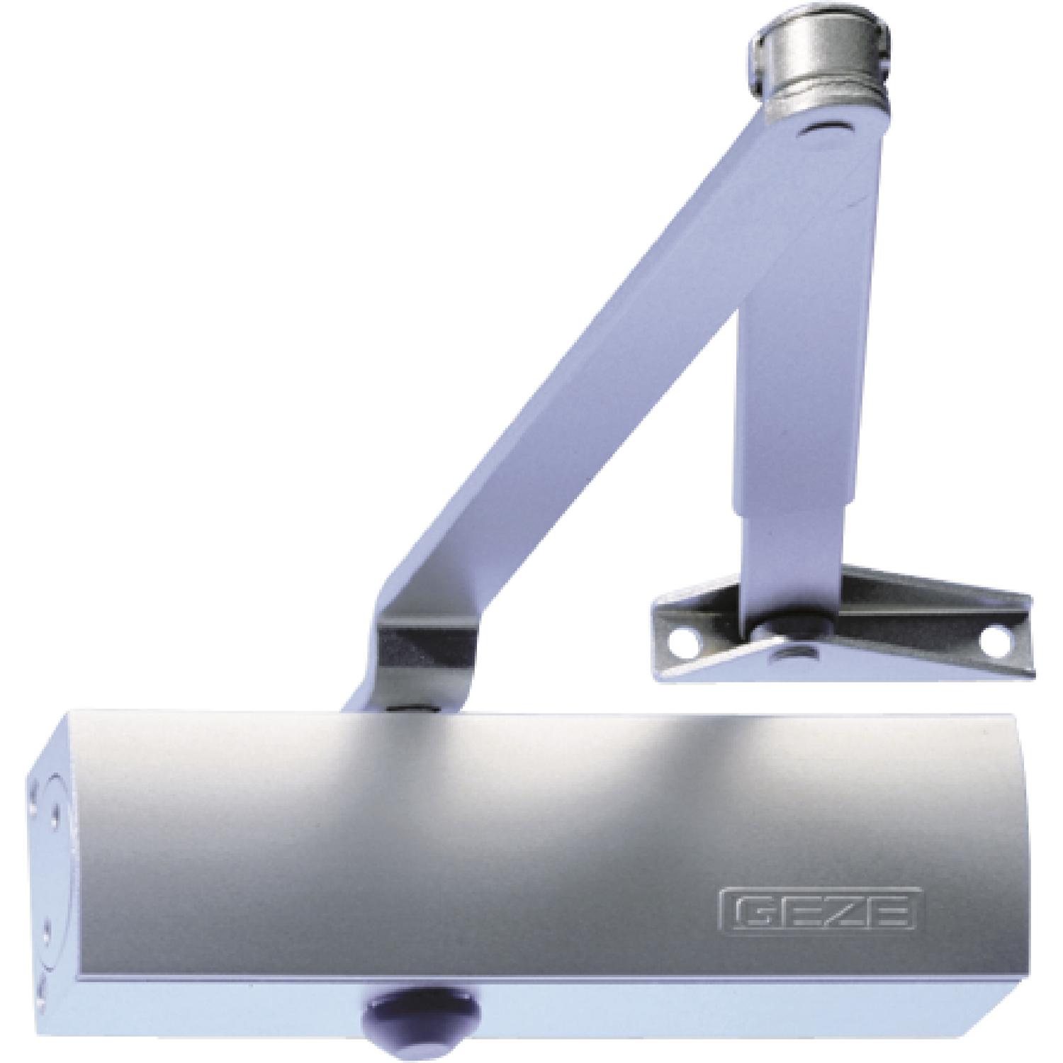GEZE Türschließer TS 1500, Gestänge, Feststellung , EN 3-4 silber